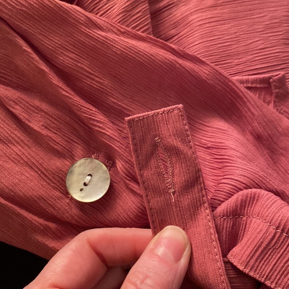 NWT Como Vintage Blouse Mother of Pearl Buttons Size XL - Picture 7 of 8